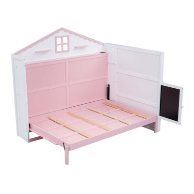 Lit escamotable Wood House avec USB