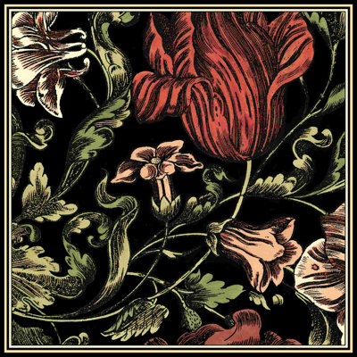 " Small Floral Fancy IV (P) " by Vision Studio Painting Print