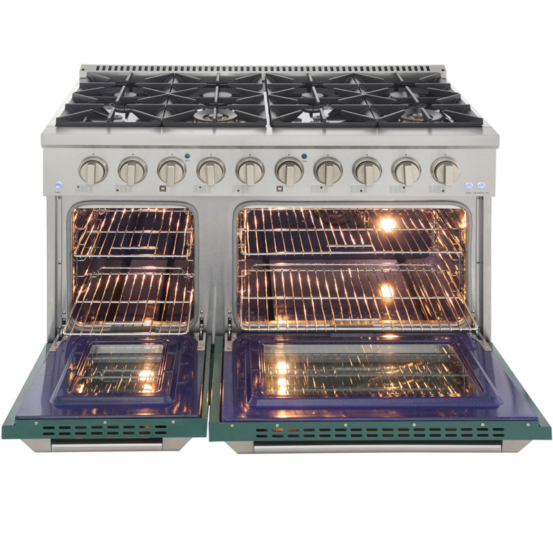 Kucht 48" 6.7 Cubic Feet Range, Liquid Propane, Green