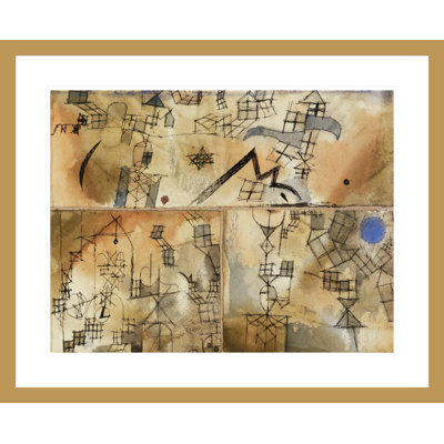 «Three-Part Composition» par Paul Klee - Estampe numérique