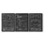 Aeronautic Blueprint I  -Custom Framed  Wrapped Gallery Canvas - 3 Pieces-561565214-561565208