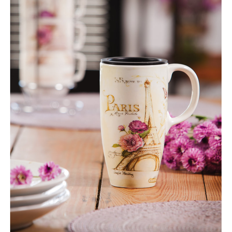 Grande tasse de voyage 17 onces french lilacs
