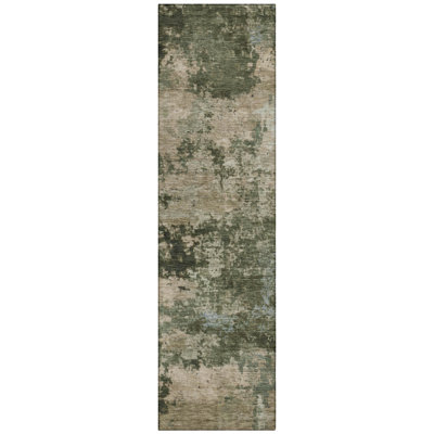 Machine Washable Indoor/Outdoor Wagenen ACN2366 Abstract Rug