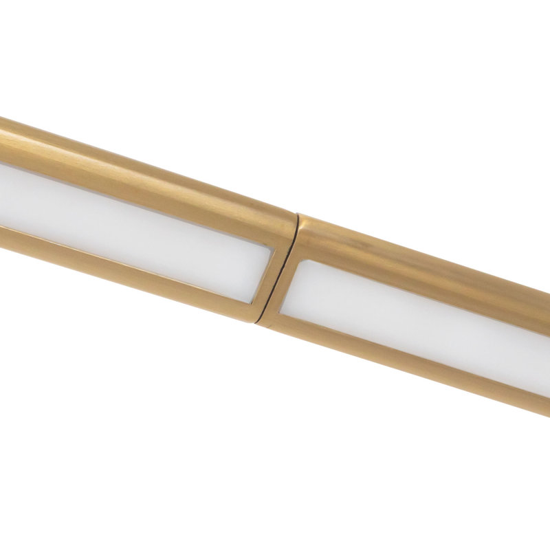 Thread 5-ft Gold dimmable LED Linear Pendant, 5-ft, Brushed Gold-UNV-010