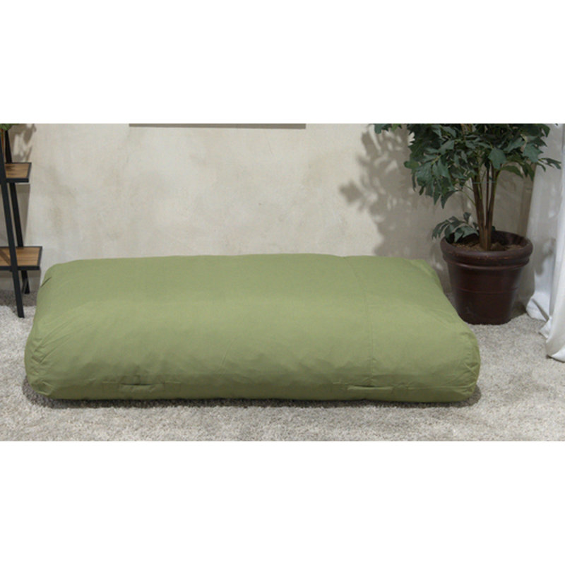 Fauteuil à billes 6 pi x 3 pi résistant à l'eau Kasper, vert