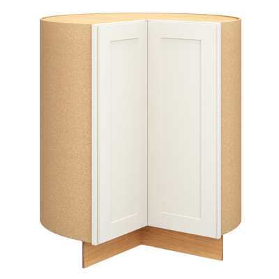 Armoire de coin en coin 2 portes entièrement assemblé Dwelling Livingston 36 po x H 34,5 po x P 24 po