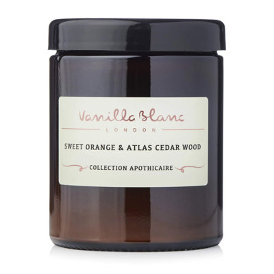 Sweet Orange & Atlas Cedar Wood Scented Jar Candle