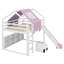 House-Shaped Loft Bed Including Tent-1650937825