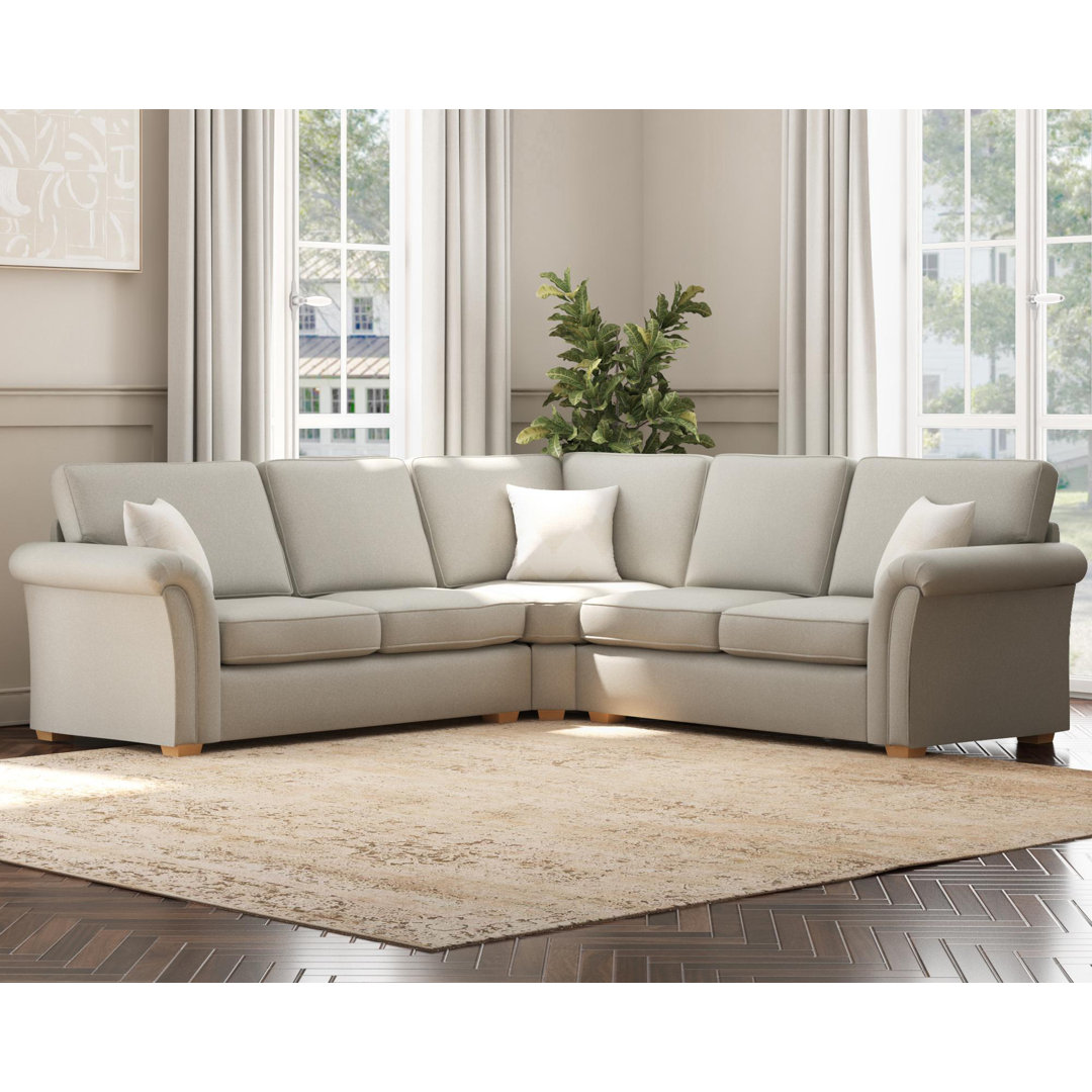 Castleacre Corner with two seats both sides, Fixed Back