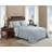 Tommy Bahama Cape Verde Grey Cotton Reversible Quilt Set-14603488