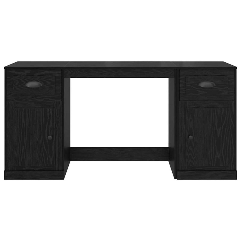 Executive Desk, Black Oak