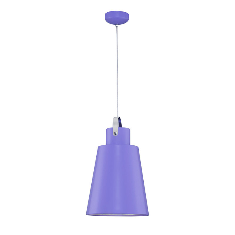 Elegant Purple Metal Chandelier, 47.2 in Height | LED Compatible with 1x15W Bulb Included | 100% Durable Metal Construction | Perfect for Dining Room, Living Room, or Entryway | Stunning Modern Lighting Fixture