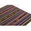 1950S Vintage Chaput Kilim In Multicolor Striped Patterns