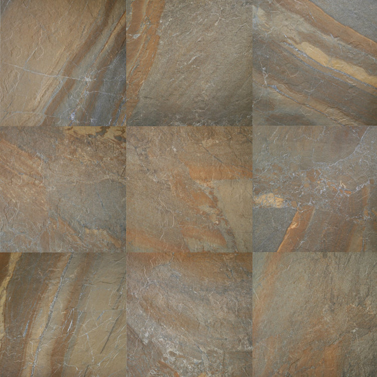 Ayers Rock 13" x 13" Porcelain Field Tile in Rustic Remnant