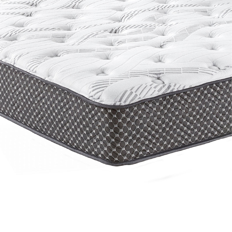 Matelas hybride matelassé, mi-ferme, 10", Grand lit