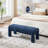 Oyan Modern Channel Tufted Backless Upholstered Bench-107520321-120610685