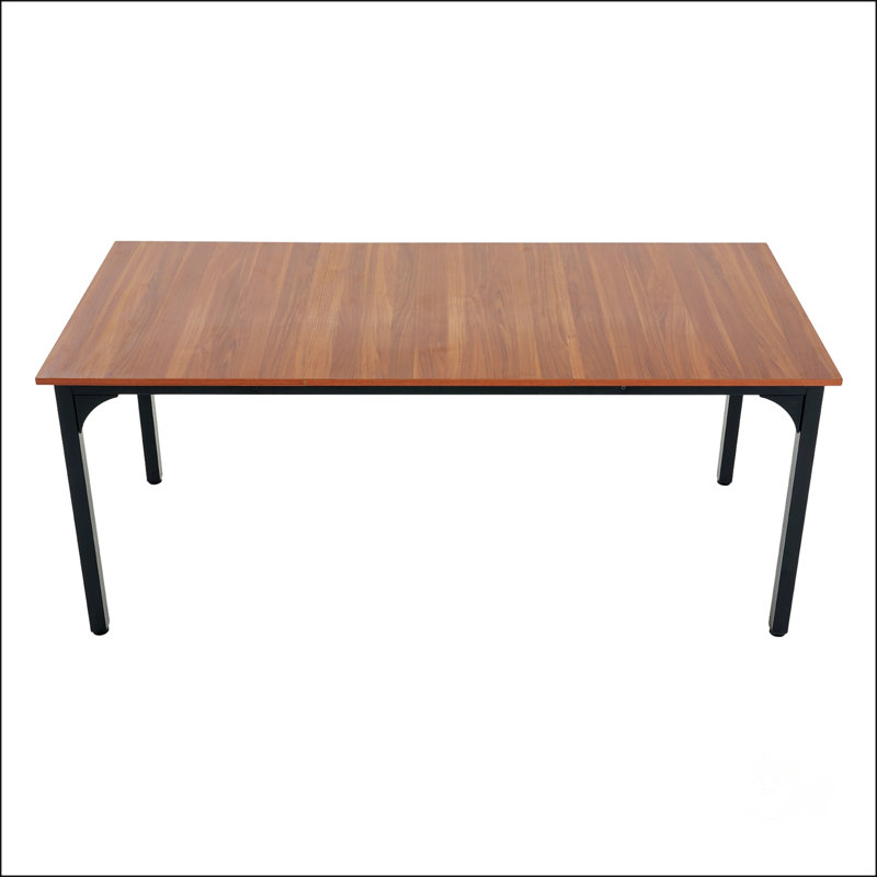 Table de salle à manger rectangulaire 71 pouces, table de cuisine en bois robuste pour 6 à 8 personnes, conception durable et spacieuse, parfaite pour les repas de famille et les rassemblements