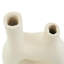 Paper Mache Abstract Rounded Decorative Vase with Double Openings-1117019867