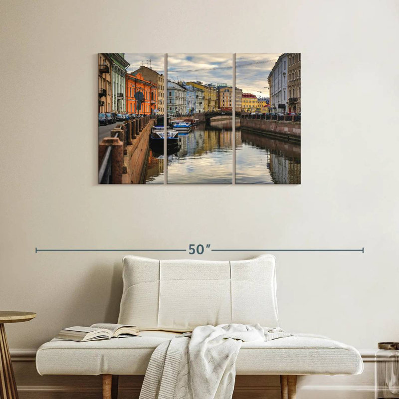 Nicci Griboyedov Canal, Saint-Pétersbourg, H 24 po x l 38 po