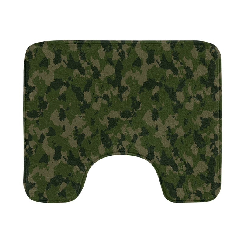  Tapis de salle de bain Camouflage