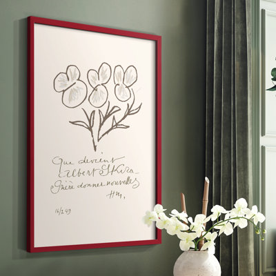 Matisse CCXLII Framed Print - Solid Wood