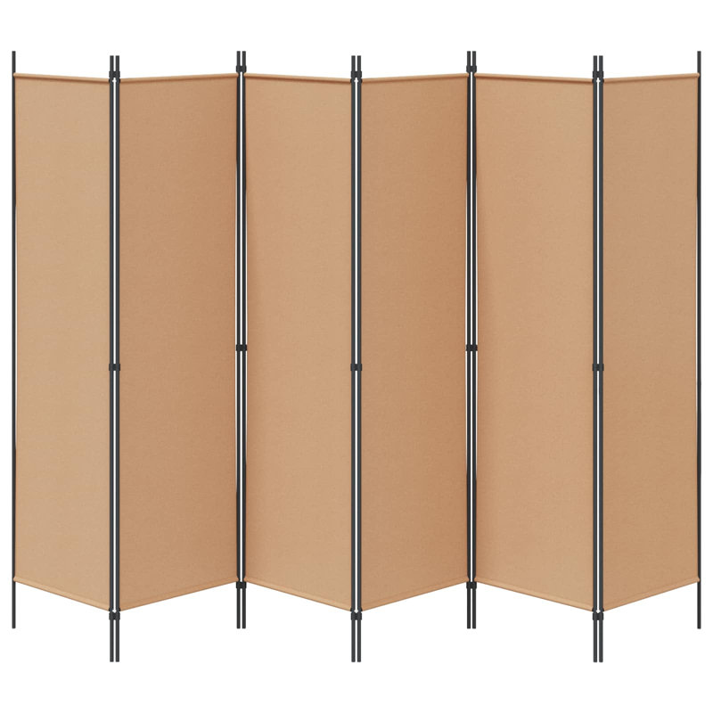 180 cm H Iron Folding Room Divider, 6