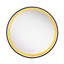 Miroir mural rond à DEL à intensité variable de 36 po Chantae