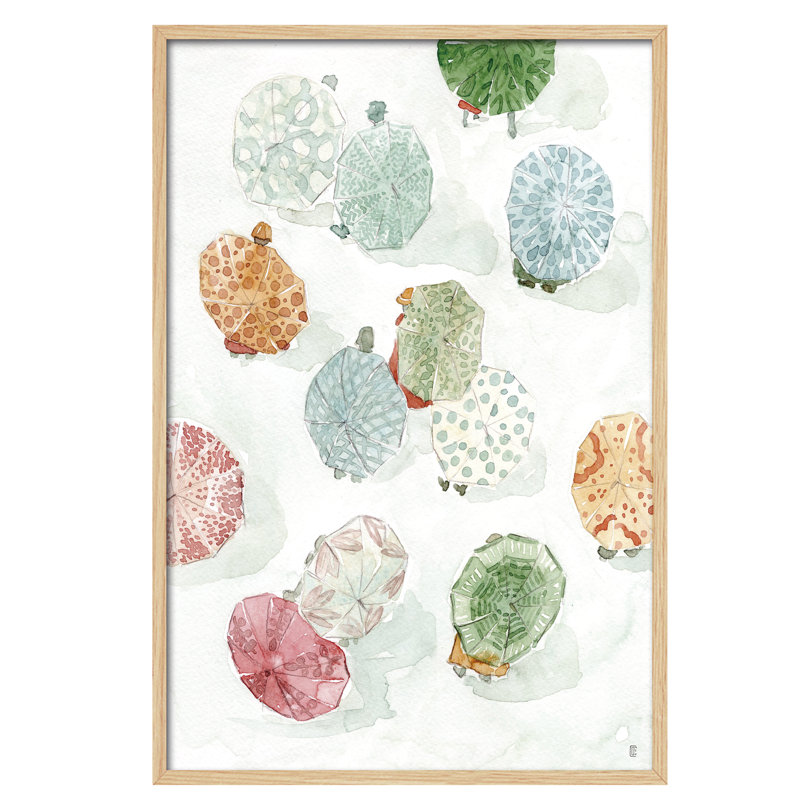 Places Paseo De Otoño by César Ortiz Echagüe - Single Picture Frame Painting, 90cm H x 60cm W x 3cm D