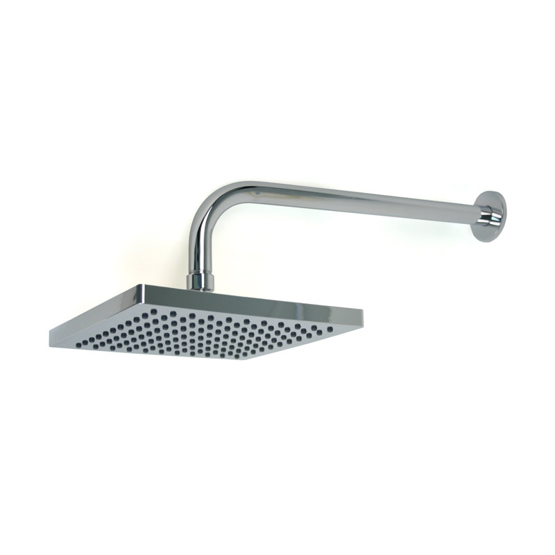 Douche de pluie réglable de 2 gallons avec bras allongé 14 po Icon Collection, Chrome poli