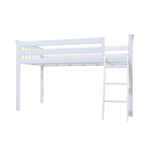 Jefferies Twin Solid Wood Loft Bed by Harriet Bee