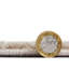 Hanrietta area rug Machine Woven Rectangle Beige/Silver-921848514