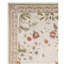 Flatweave Wool Floral Area Rug