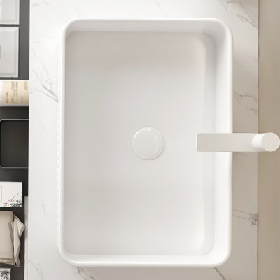 Artificial Marble Counter Top 36", White - Robust And Functional, To Scratches, Water, Fire, , Simple Clean Completely Useful, Scratch-, Water-, Fire-, -, Easy Purify