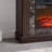 Electric Fireplace with Mantel and 23" Fireplace Insert, Adjustable Flame, Remote Control-419143261