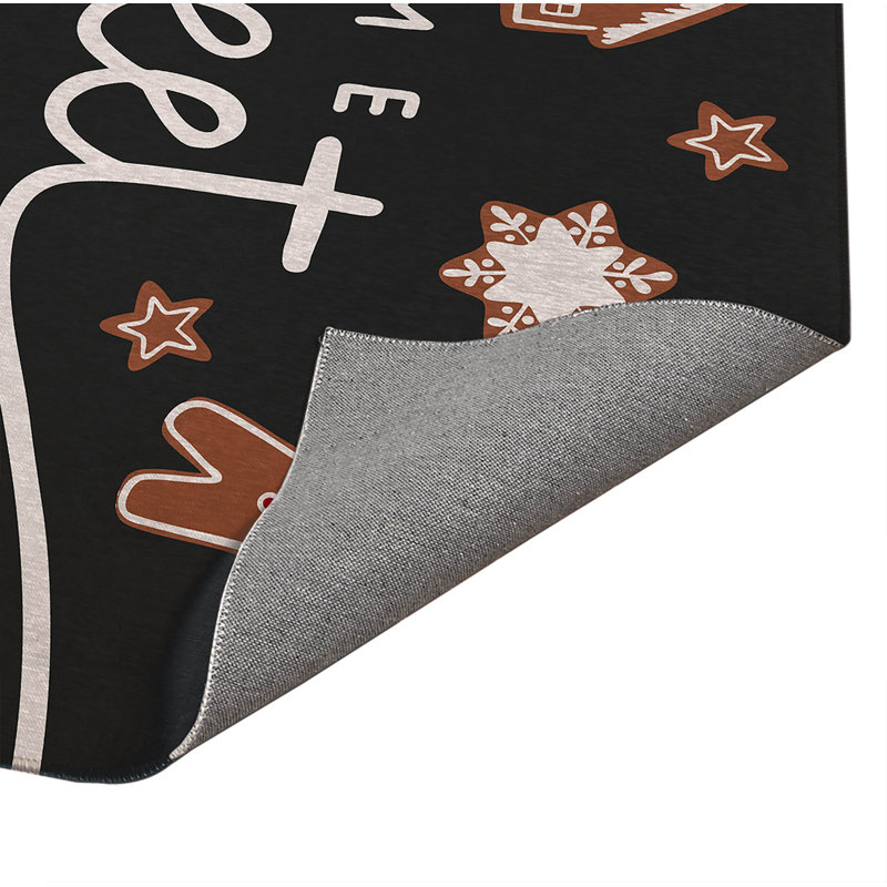 Paillasson Gingerbread, Gris anthracite, L 48 po x L 72 po