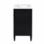 Meuble-lavabo de 30 po avec lavabo supérieur intégré, parfait pour les petits espaces et les décors modernes-463608822