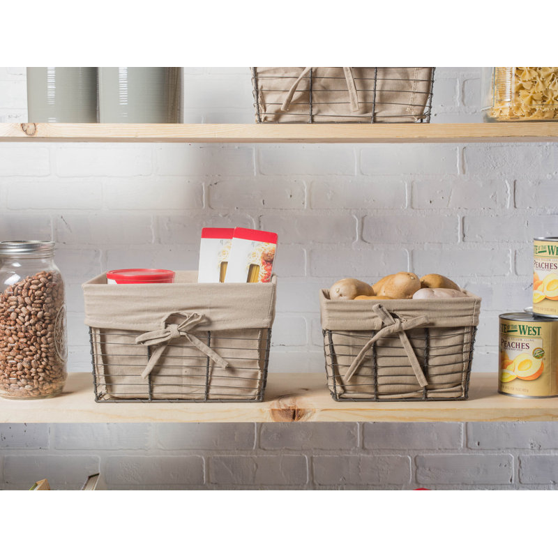 Panier en tissu Colgate, Taupe rétro