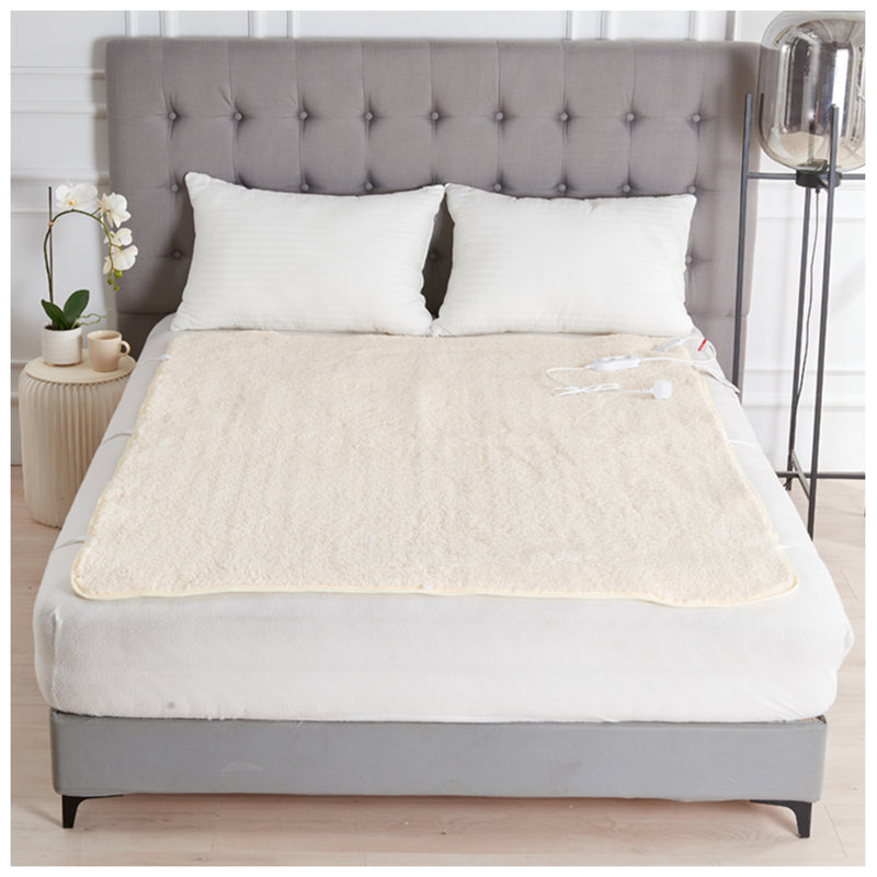 Plain Weave / Muslin Heated Throw Blanket, W120 x L135cm