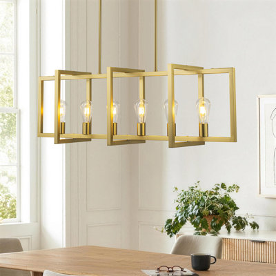 Lustre pour îlot de cuisine en métal Gabut