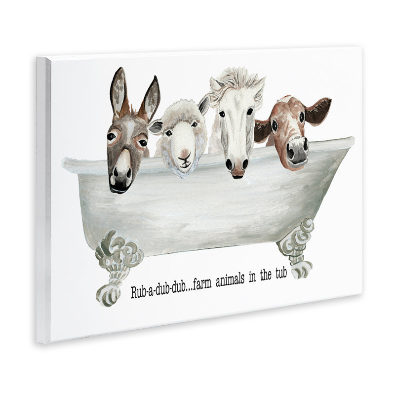 Art mural de ferme par Cat Thurman Designs, H 10 po x l 15 po