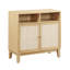 Armoire en rotin avec rangement