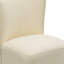 Chaise d'appoint rembourrée avec roulettes Vela