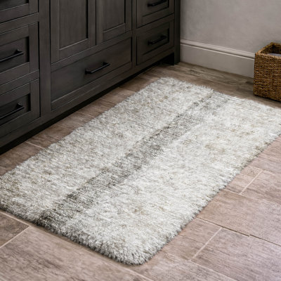 Tapis à poil long de qualité supérieure lavable à la machine ADS605