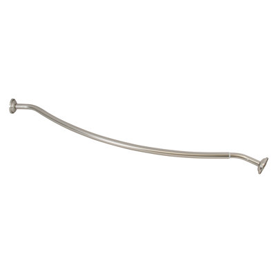 Espanola 72'' Curved Fixed Shower Curtain Rod