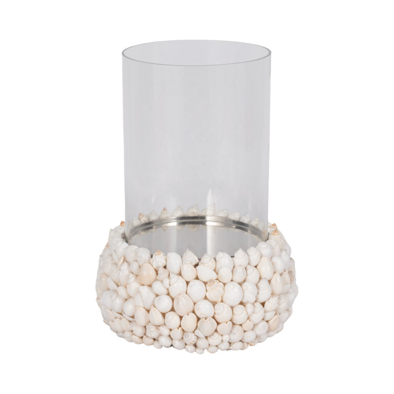 Porte-bougie Shell, H 11 po x l 9 po x P 9 po