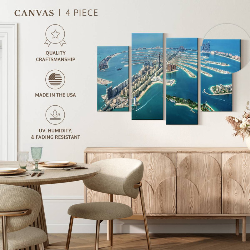 Keesha Palm Jumeirah d'en haut, H 48 po x l 75 po