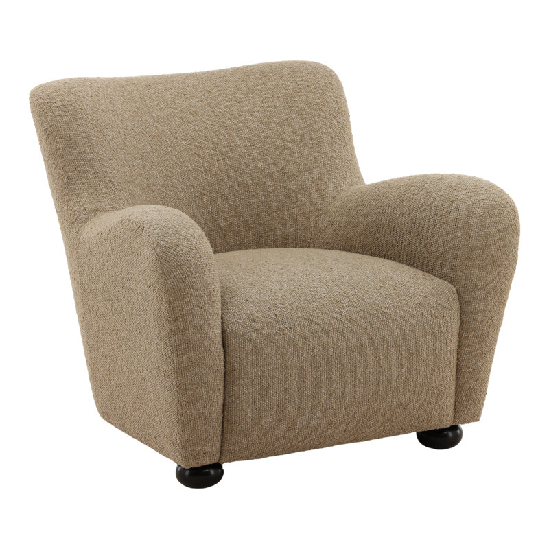 Chaise d'appoint Zulia Camel, Chenille chameau