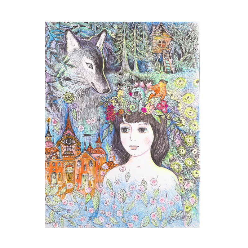Art sur toile, Bolana Oxana Zaika, H 19 po x l 14 po