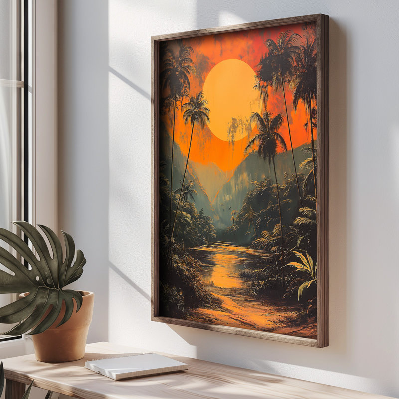 Elegant Decorative Framed MDF Painting, 19.7 x 27.6 x 0.1 inches | 100% MDF (3 mm Thick) with 100% Pine Wood Frame | UV Printed Art for Home Décor, Ideal for Living Room, Office & Gallery Wall Display