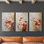 Floral Study Series XCIX - Ensemble de toiles tendues avec châssis Premium - Prêt à être accroché